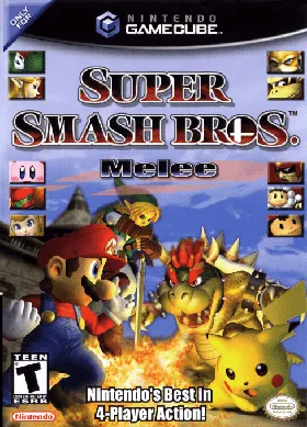 Super Smash Bros box cover front